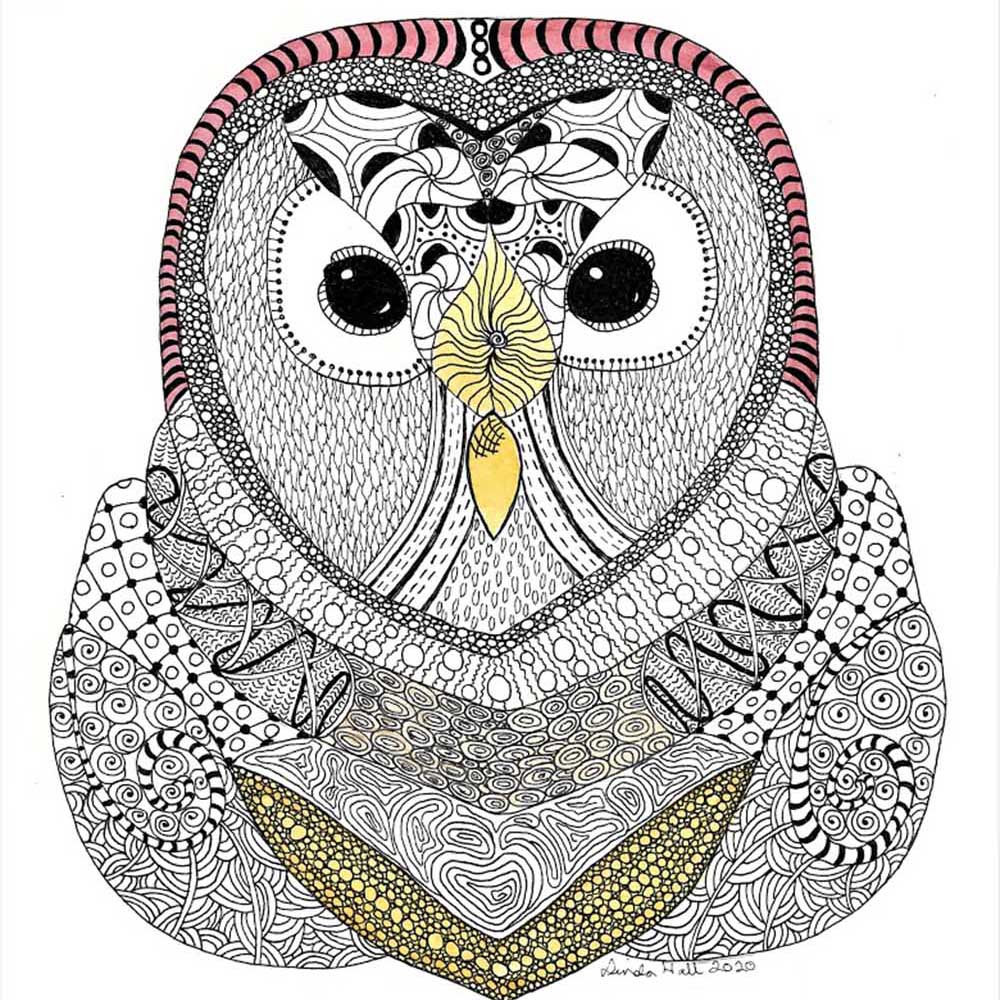 Owl #2 square